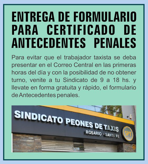 Cert. Antecedentes Penales